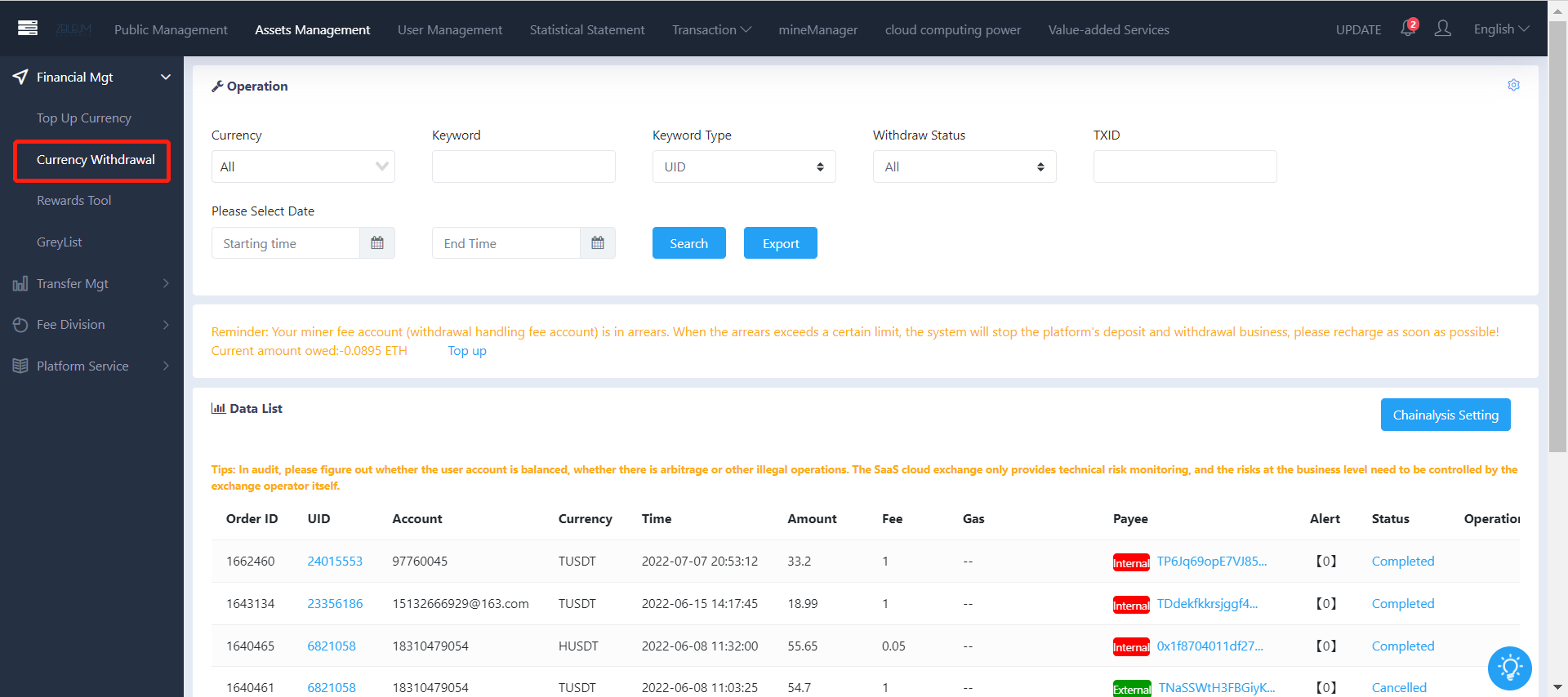 Backend User Manual > Digital Currency Withdrawal > image2022-8-13_9-18-34.png